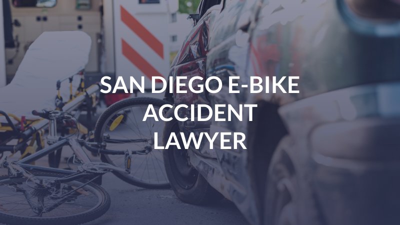 San Diego E-Bike Accident Lawyer