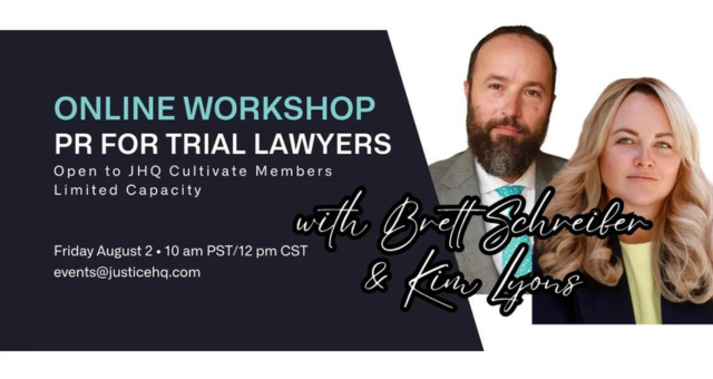 Online Workshop: PR for Trial Lawyers