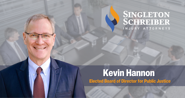 Singleton Schreiber Partner Kevin Hannon Elected Member of the Board of Directors of the Public Justice Foundation