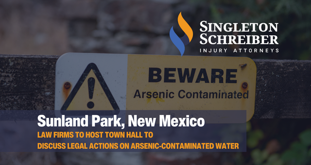 Law Firms to Host Town Hall to Discuss Legal Actions on Arsenic-Contaminated Water