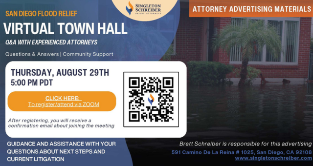 San Diego Flood Relief Virtual Town Hall