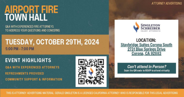 Airport Fire Town Hall (October 29) 