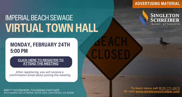 Imperial Beach Sewage Virtual Town Hall (February 24th)