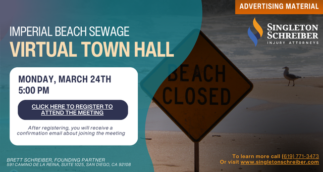 Imperial Beach Sewage Virtual Town Hall (March 24th)