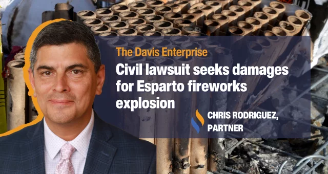 Civil lawsuit seeks damages for Esparto fireworks explosion